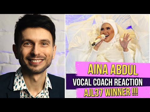 YAZIK reacts to Aina Abdul - Terus Hidup AJL37 | SHE WON 🔥🔥🔥