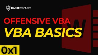 Offensive VBA 0x1 - Your First Macro