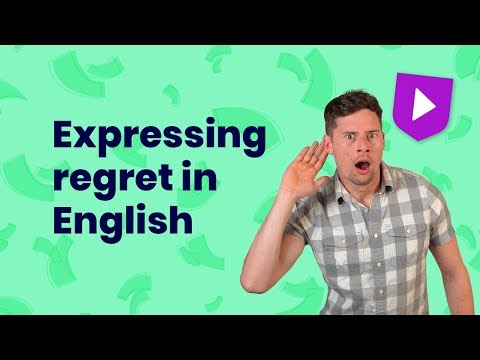 Expressing regret in English | Learn English with Cambridge