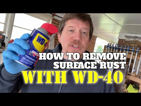 How To Remove Surface Rust With WD-40