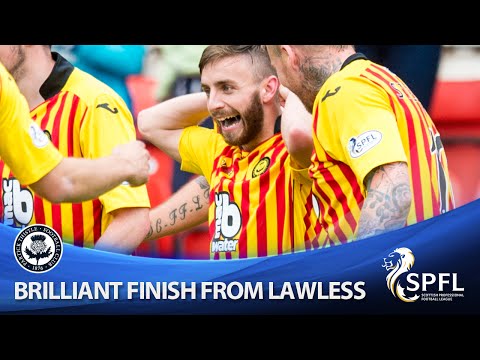 Brilliant controlled finish from Steven Lawless
