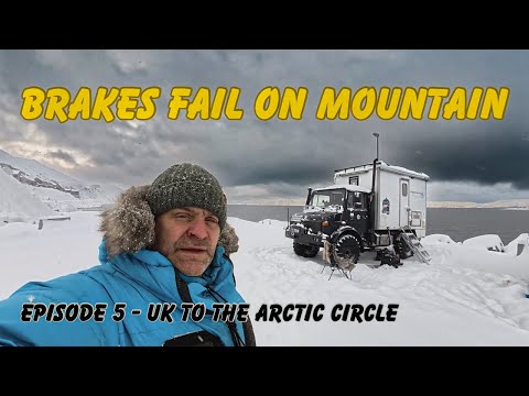 Campervan stuck in snow & Brakes fail on mountain! 