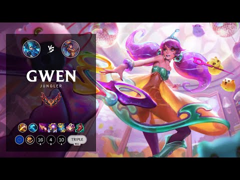 Gwen Jungle vs Lillia - EUW Grandmaster Patch 12.7