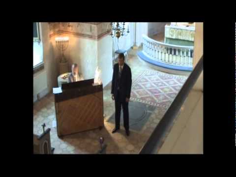 Glenn Bengtsson sings Allenast i Gud söker min själ sin ro by Nordqvist in Finja 2010