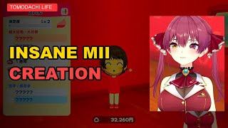 Marine's Character Creation is INSANE - Tomodachi Life Best Moments | Hololive EN Sub