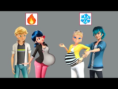 🔥❄️ Miraculous Ladybug & Chloé Glow Into FIRE and ICE – Epic Transformation! | Stars WOW 🐞💛