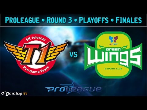 SKT T1 vs Jin Air Green Wings - Proleague 2015 - Round 3 - Playoffs - Finales