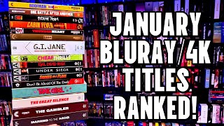 JANUARY 2026 4Ks And Blurays RANKED! 22 Titles TOTAL!