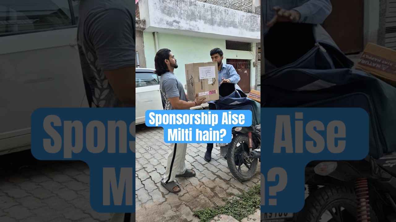 Sponsorship Aise Milti hain😱 #sponsorship #wheyprotein #supplements #viralshort #fitness