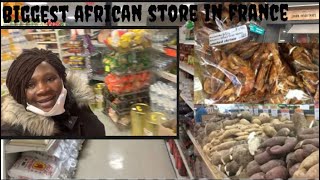 BIGGEST African SUPERMARKET/Shopping for Nigeria Food stuff in Paris F