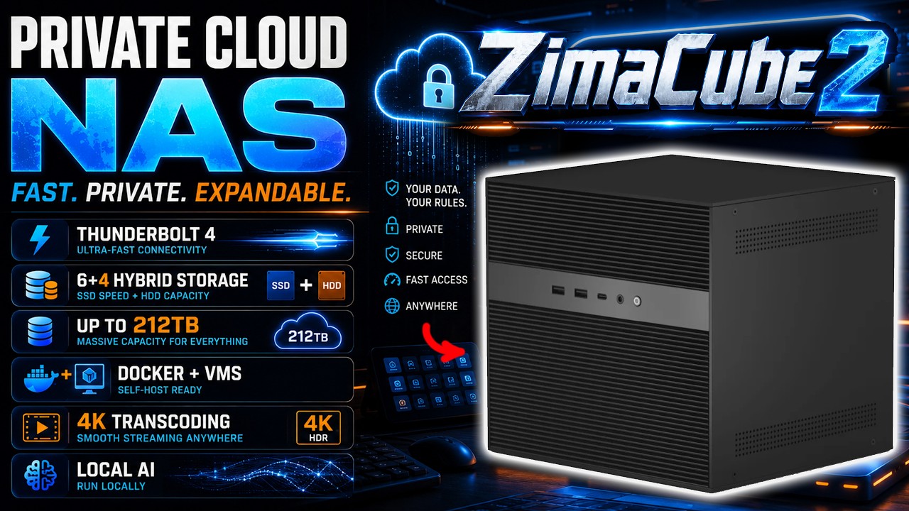 ZimaCube 2 Review – The Ultimate AI NAS for Home, Plex & Creators?