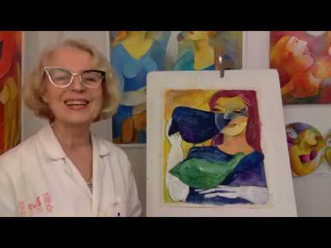 [Alina Witwitzka] Alina Witwitzka Del 2  Intuitiv Målning Kontrast i färger/ kontrast i livet