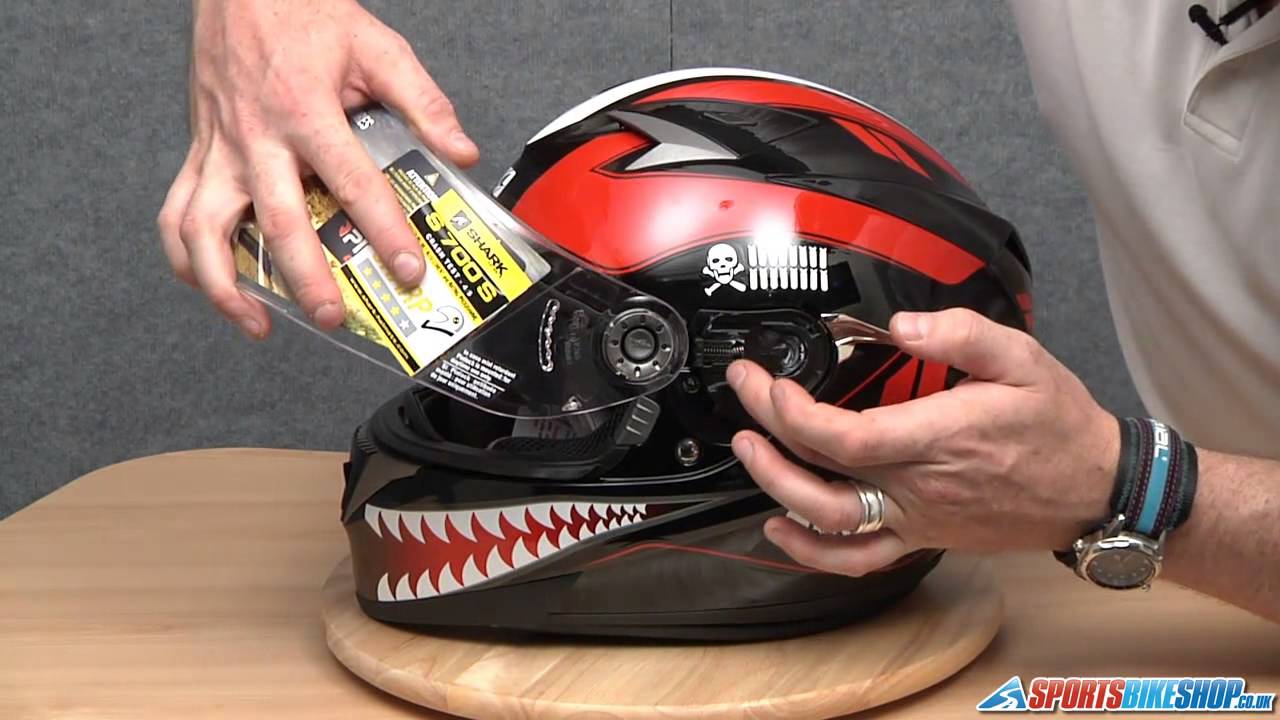 Shark VZ60ASP Clear Visor - Road Legal Video