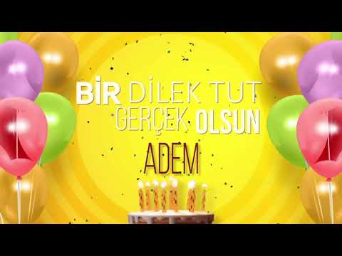 İyi ki doğdun ADEM - İsme Özel Pop Doğum Günü Şarkısı