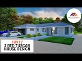 3 Bedroom Tuscan House Design Tour | Minimalist House | 17.9 x 17.1m