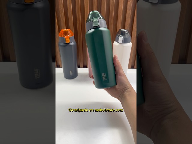 Vídeo relacionado con CYPBRANDS - Atlético de Madrid - Botella Agua de Acero Inoxidable, Cierre Hermético, 550 ml, Color Metalizado, Producto Oficial