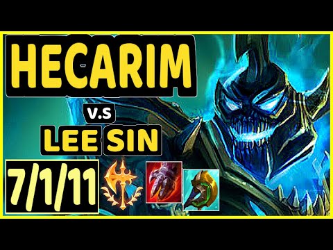 ALBETRAYBER (HECARIM) vs LEE SIN - 7/1/11 KDA JUNGLE GAMEPLAY - EUW Ranked MASTER