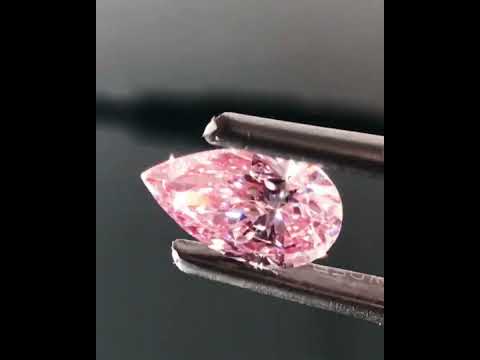 Ajretail 1.00 Vivid Pink Round Shape Lab Grown Color Diamond