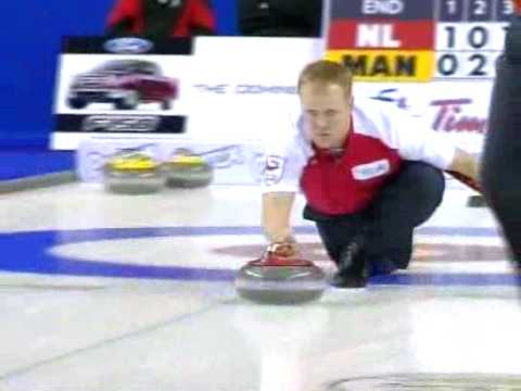 2009 Tim Hortons Brier - Mark Nichols Double (NF vs. MAN)