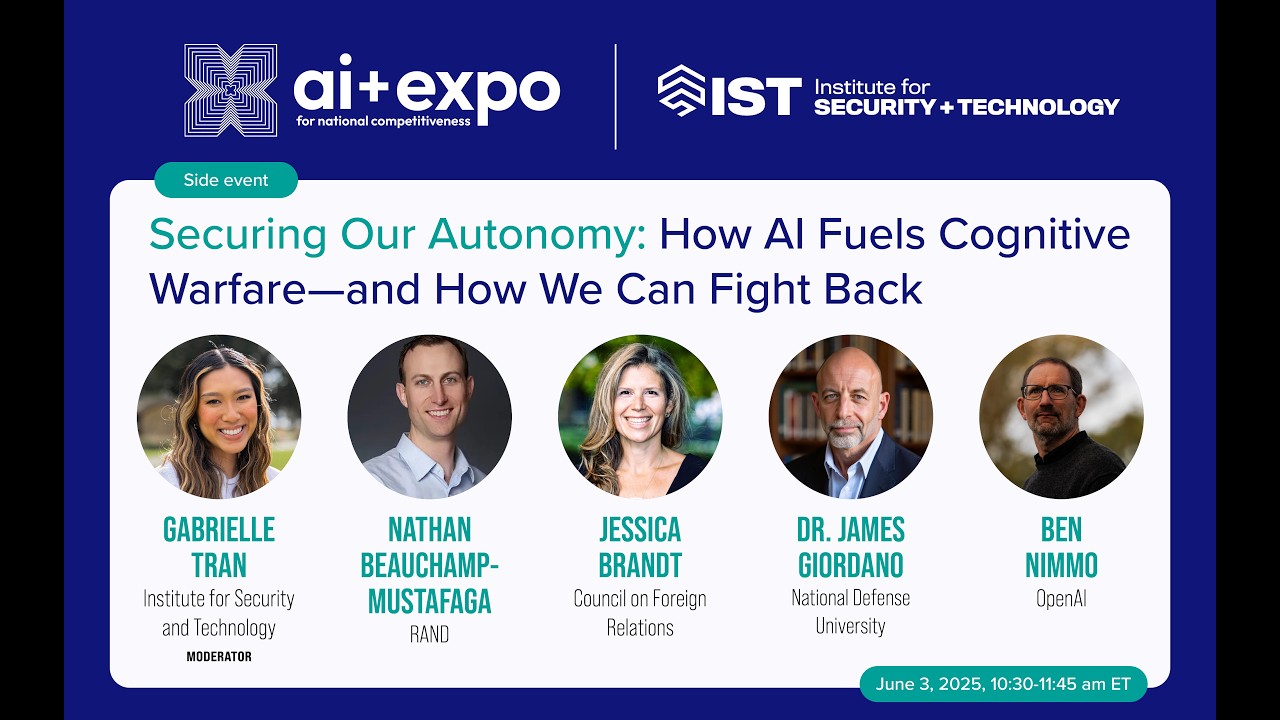 Securing Our Autonomy: How AI Fuels Cognitive Warfare – and How We Can Fight Back