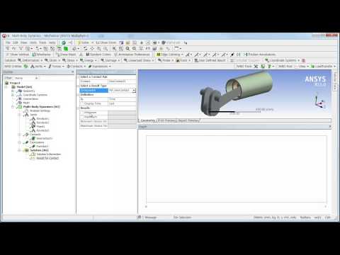 MBD for ANSYS - Plot Using ANSYS Workbench