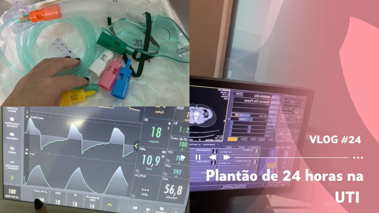 VLOG #24 - plantão de 24 horas na UTI | tem dias que é um caos 🤯👩🏻‍⚕️