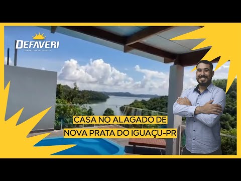 CASA NO ALAGADO DE NOVA PRATA DO IGUAÇU  PARANÁ R$ 750MIL