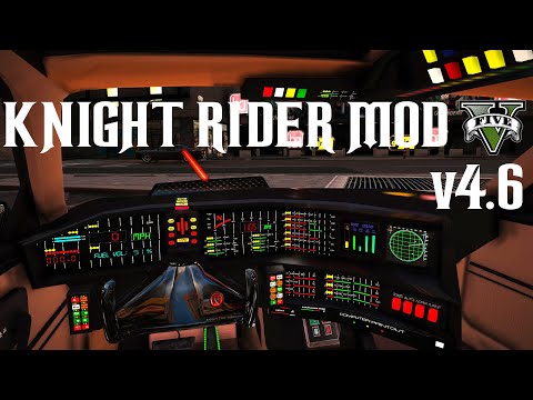 GTA 5 Knight Rider Mod v4.6 - Laser and other new Gadgets