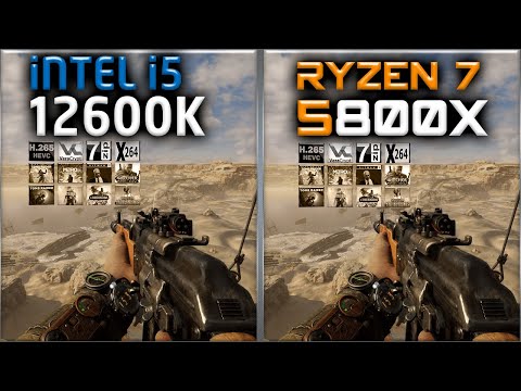 Intel i5 12600K vs Ryzen 7 5800X Benchmarks – 15 Tests 🔥