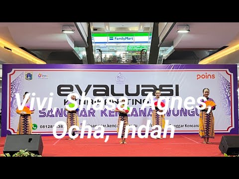 Penari terbaik || Tari Kluwung Emas || Evaluasi Kenaikan Tingkat || Sanggar Kencana Wungu