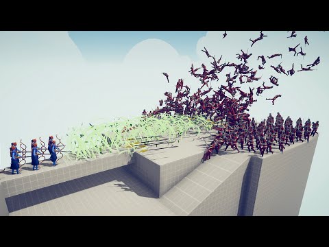NEW ARTEMIS Defend a Small Bridge Against Armies - Totally Accurate Battle Simulator