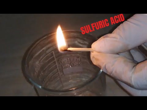 3 AMAZING EXPERIMENTS WITH SULPHURIC ACID-"THE KING OF ACIDS"