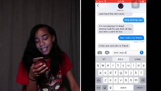 Cheating through text prank on boyfriend (he breaks up with me)