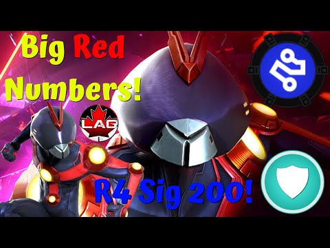 ANTMAN FUTURE BIG RED NUMBERS!! Rank 4 Sig 200 Gameplay! Tech Class Needed This! Glancing God! -MCOC