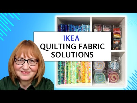 How I Organize My Quilting Fabric with IKEA: Yardage, Precuts, Scraps, & Ongoing Projects