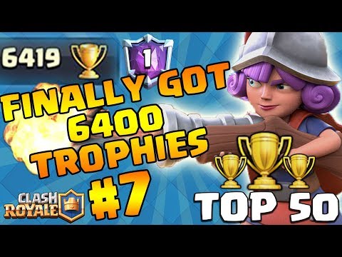 I FINALLY REACHED 6400 TROPHIES WITH THIS DECK | BEST PUSHING STRAT - ROAD TO RANK 1