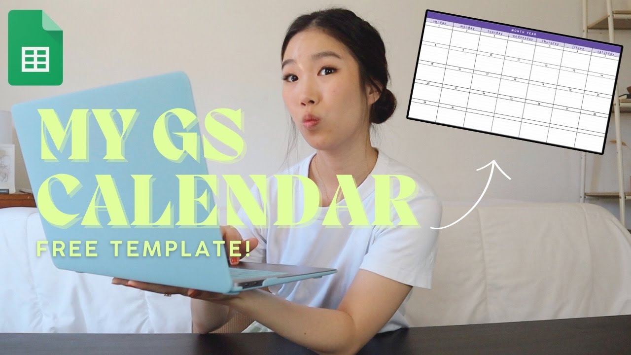 My Simple GOOGLE SHEETS Calendar (free template & tutorial)