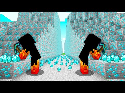 I Mined a Mountain of Diamonds in Minecraft