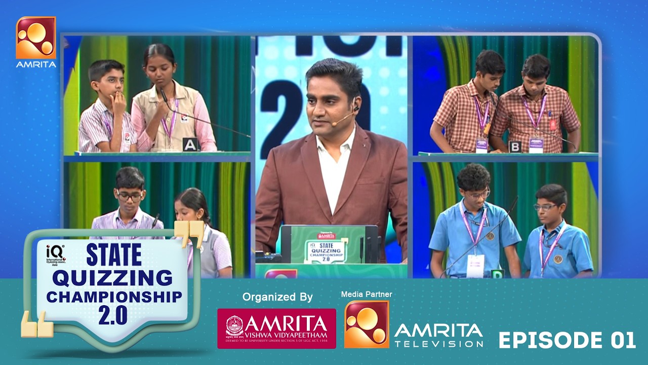 IQA State Quizzing Championship 2.0 -Part 1 | Amrita Vishwa Vidyapeetham | Amrita TV
