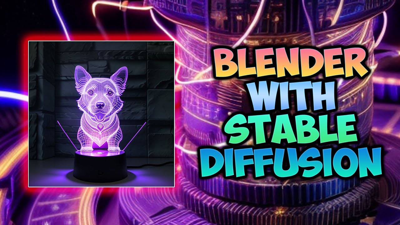 Blender with Stable Diffusion Tutorial - Hologram