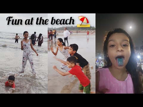 Beach fun /Fun at the beach ⛱️/ kids enjoying the beach ⛱️