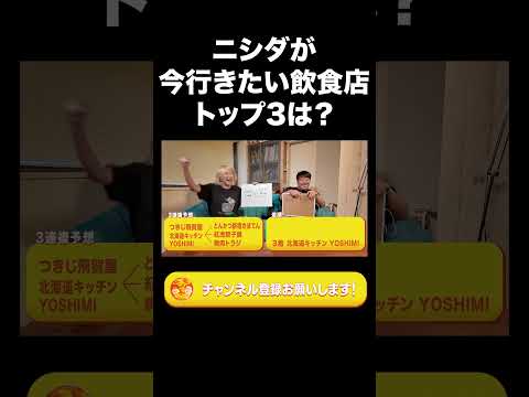 社会文化学科 ニシダが今行きたい飲食店トップ３は？【ラランド切り抜き】#shorts
