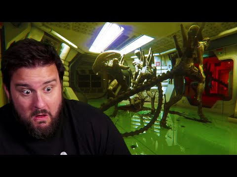 Alien: Isolation, but every Death = 2% Speed Increase...