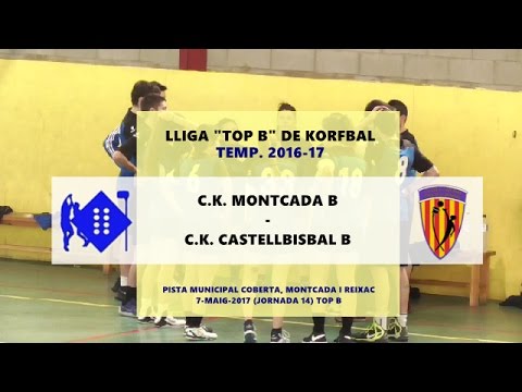 Montcada B - CKC B (J14 TOP B) Lliga Nac. B de Korfbal 2016-17