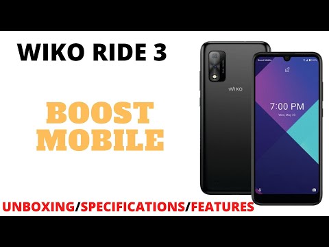 Wiko Ride 3 Unboxing  | Specifications | Features | Boost Mobile