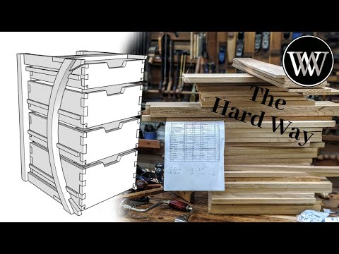 Making Desk Drawers for the Slab Top Desk