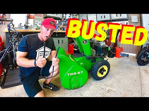 HOW TO REPLACE AUGER & DRIVE BELTS ON A SNOWBLOWER FOR BEGINNERS
