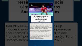 Momen Tak Terduga, Ginting Kram, Indonesia Gagal Melangkah ke Perempat Final