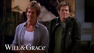 Kevin Bacon’s Hilarious First Scene, Last Scene | Will &amp; Grace