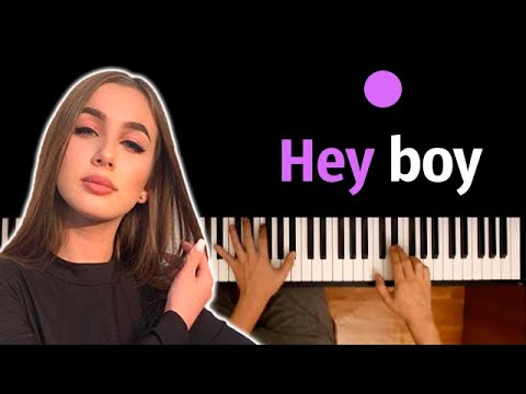 Lady Diana - Hey Boy ● караоке | PIANO_KARAOKE ● ᴴᴰ + НОТЫ & MIDI